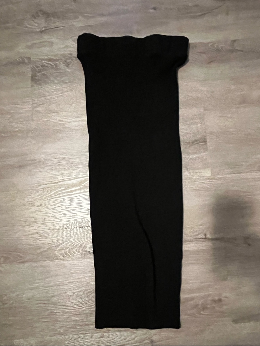 Classic Black Tube Skirt knitted Zara large